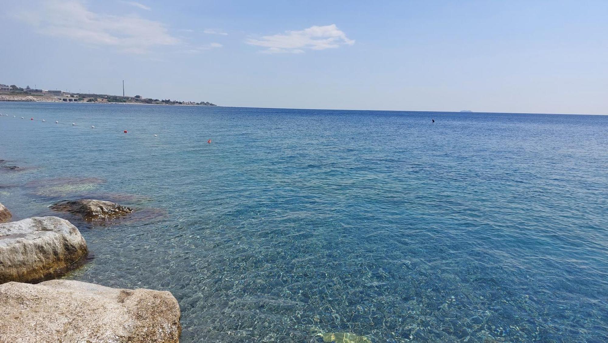 Corallo Blu Appartamento Sul Mare Riaci Capo Exterior foto